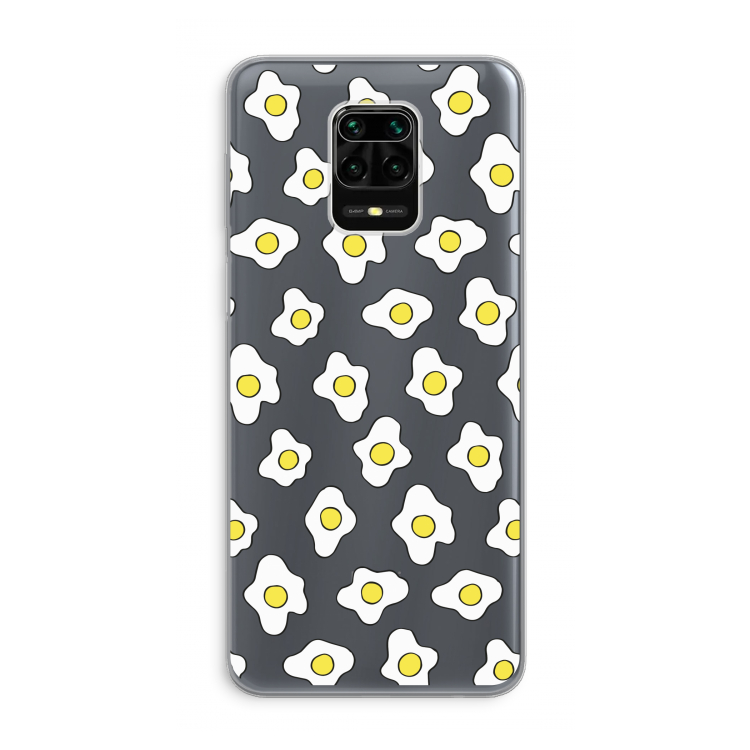 Spiegeleitjes: Xiaomi Redmi Note 9 Pro Transparant Hoesje