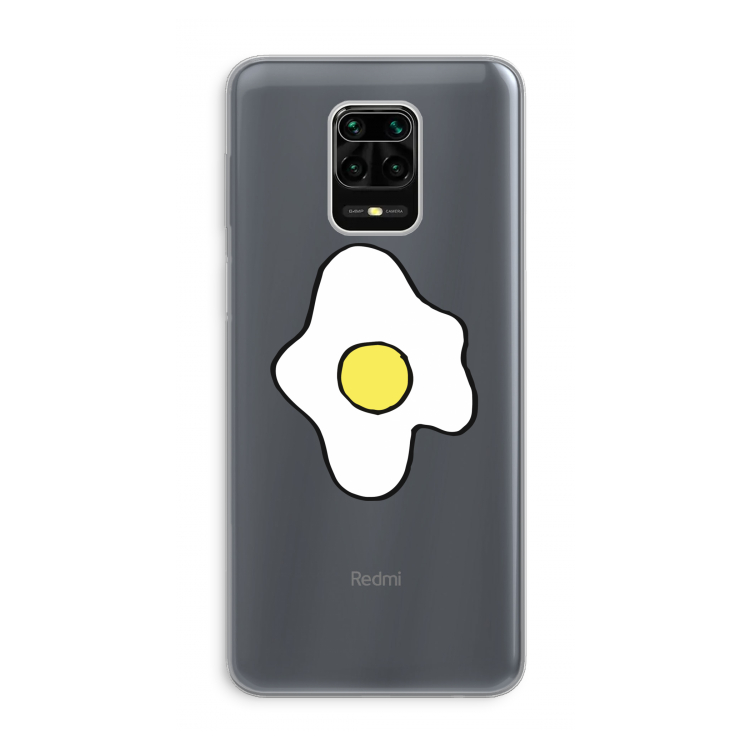 Spiegelei: Xiaomi Redmi Note 9 Pro Transparant Hoesje