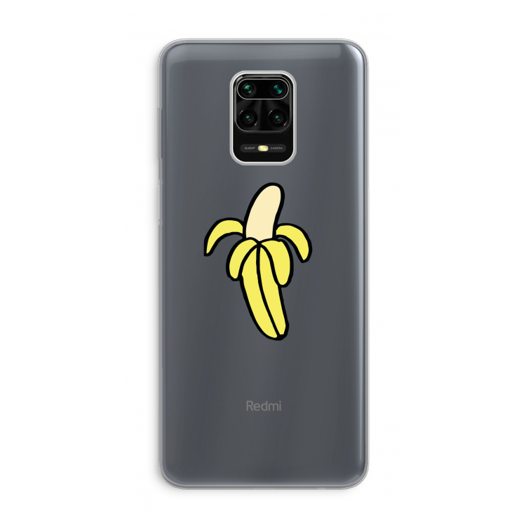 Banana: Xiaomi Redmi Note 9 Pro Transparant Hoesje