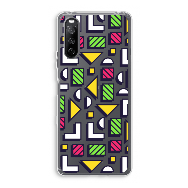 8-bit N°4: Sony Xperia 10 III Transparant Hoesje