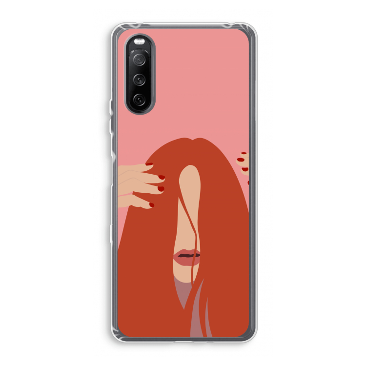 Woke up like this: Sony Xperia 10 III Transparant Hoesje