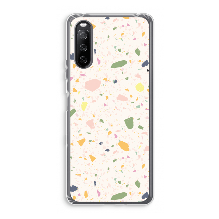 Terrazzo N°21: Sony Xperia 10 III Transparant Hoesje