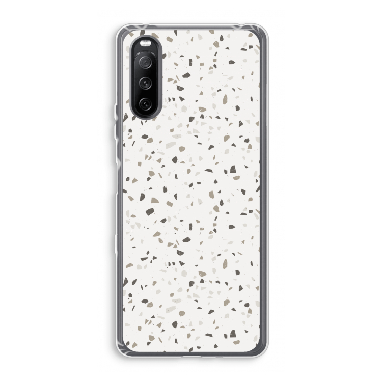 Terrazzo N°14: Sony Xperia 10 III Transparant Hoesje