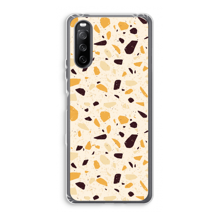 Terrazzo N°13: Sony Xperia 10 III Transparant Hoesje
