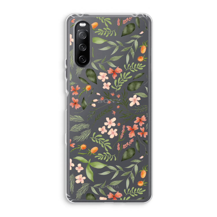 Sweet little flowers: Sony Xperia 10 III Transparant Hoesje