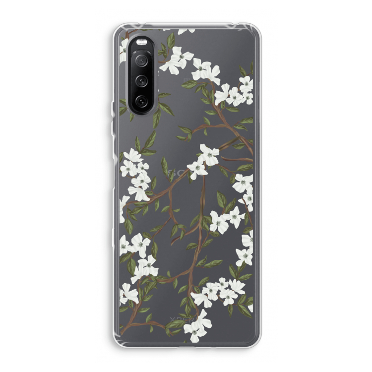 Blossoming spring: Sony Xperia 10 III Transparant Hoesje