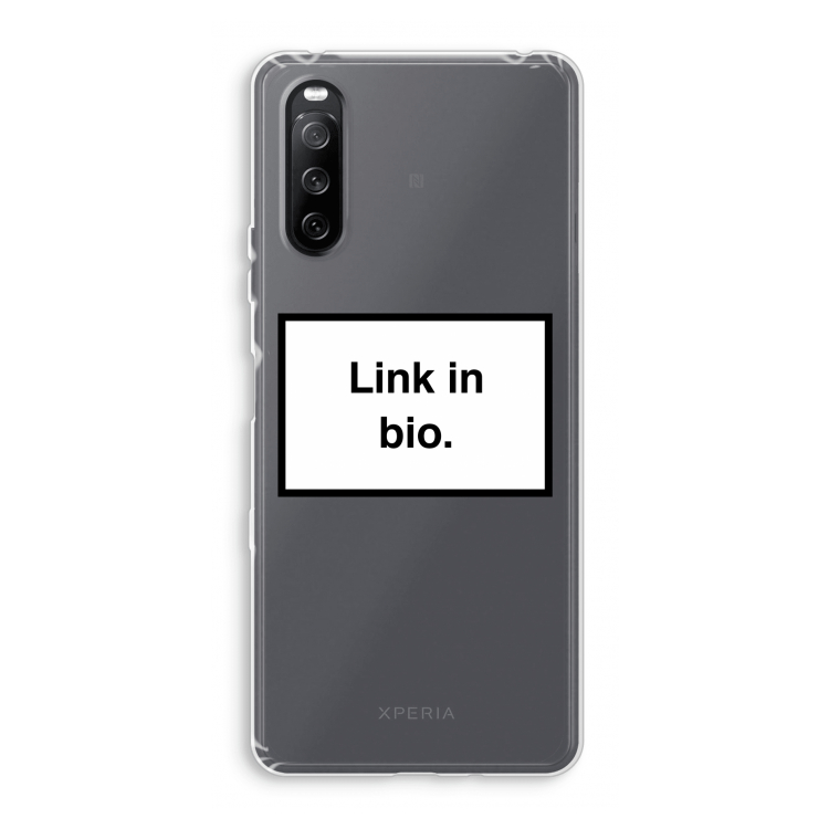 Link in bio: Sony Xperia 10 III Transparant Hoesje