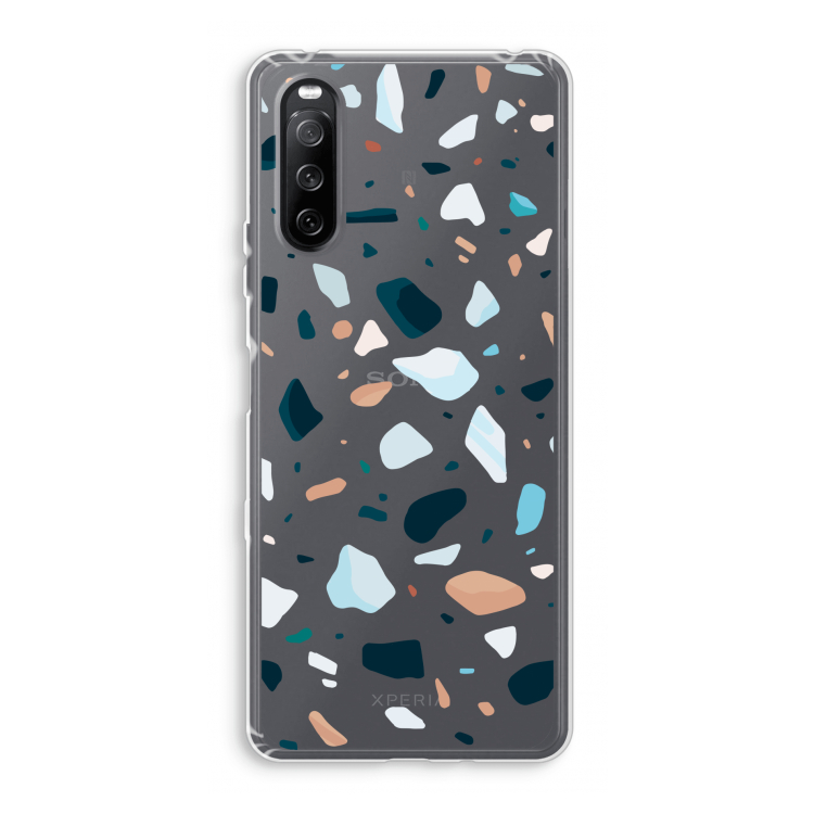 Terrazzo N°13: Sony Xperia 10 III Transparant Hoesje