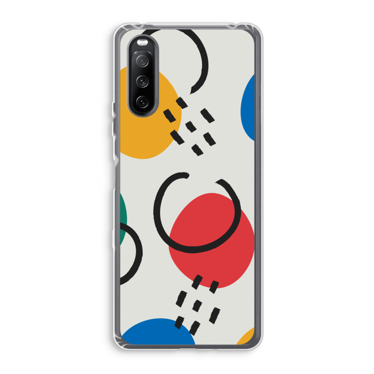 Illustratieve pop 3: Sony Xperia 10 III Transparant Hoesje