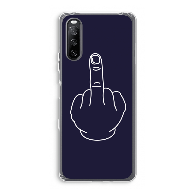 F**k U: Sony Xperia 10 III Transparant Hoesje