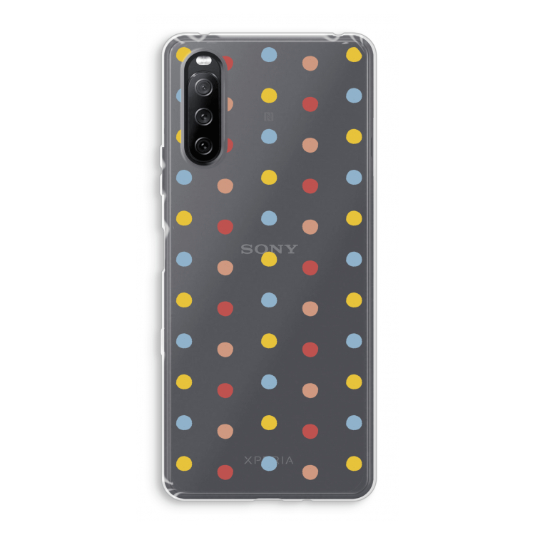 Bollen: Sony Xperia 10 III Transparant Hoesje
