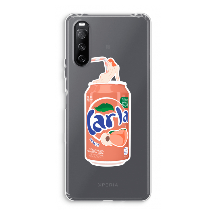 S(peach)less: Sony Xperia 10 III Transparant Hoesje
