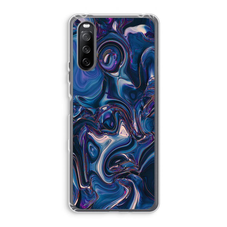 Mirrored Mirage: Sony Xperia 10 III Transparant Hoesje