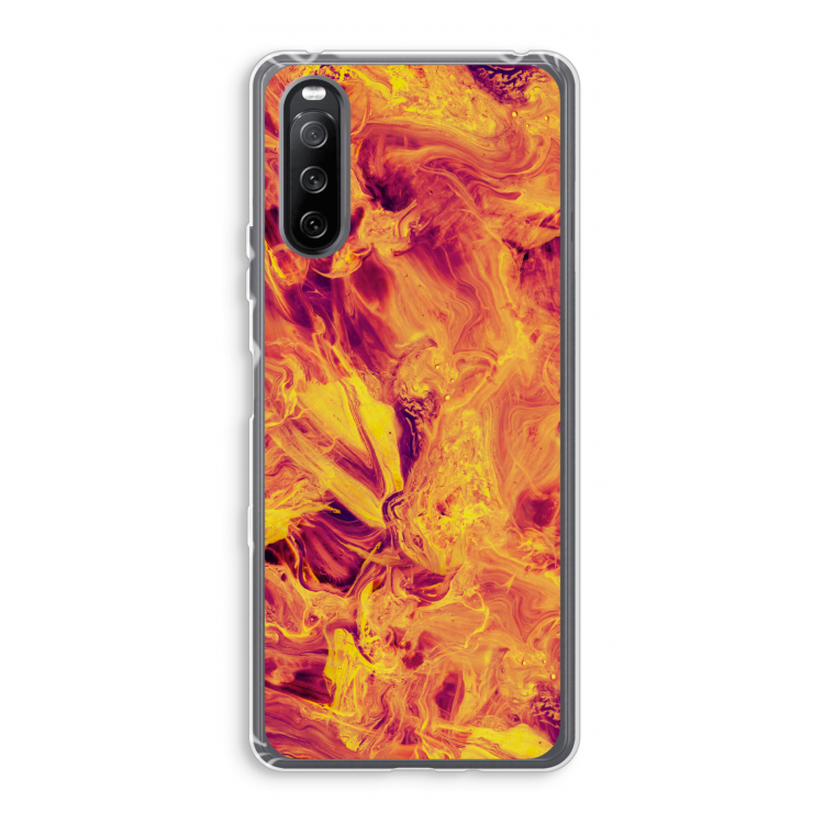 Eternal Fire: Sony Xperia 10 III Transparant Hoesje