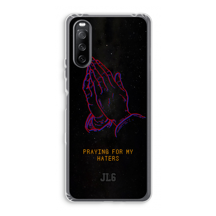 Praying For My Haters: Sony Xperia 10 III Transparant Hoesje