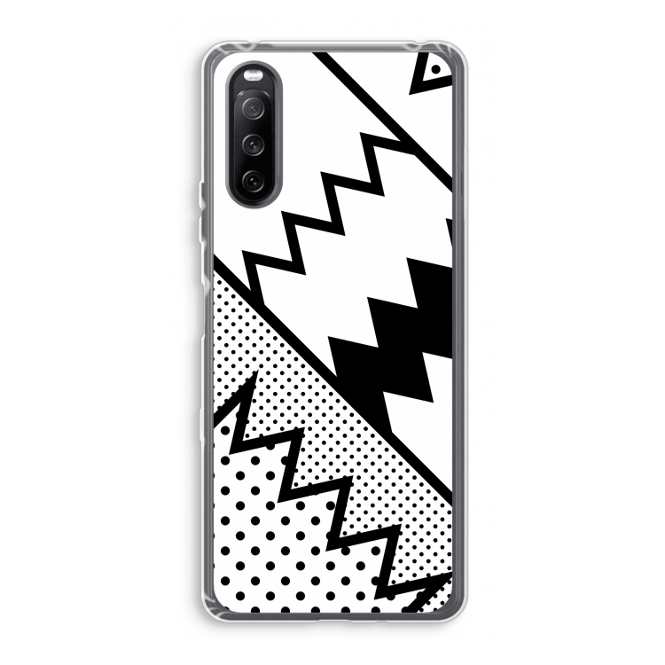 Pop Art #5: Sony Xperia 10 III Transparant Hoesje