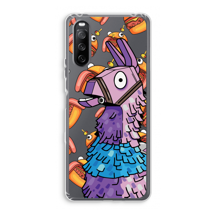 Loot Burger: Sony Xperia 10 III Transparant Hoesje
