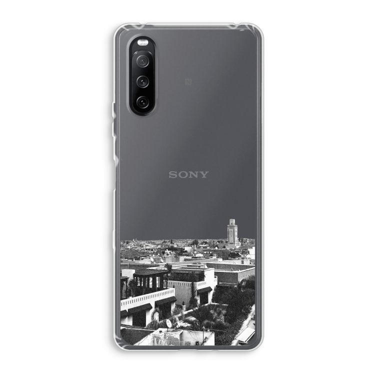 Marrakech Skyline : Sony Xperia 10 III Transparant Hoesje