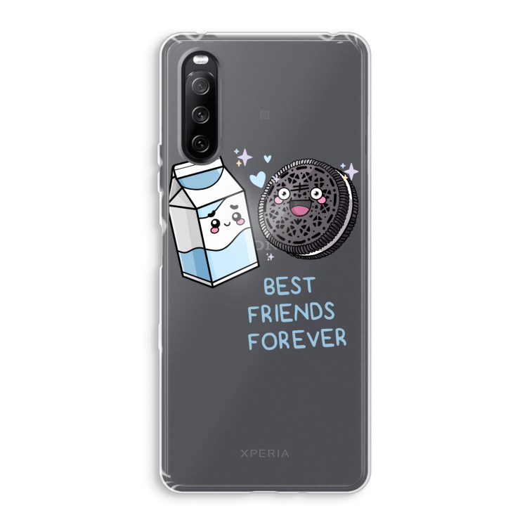 Best Friend Forever: Sony Xperia 10 III Transparant Hoesje