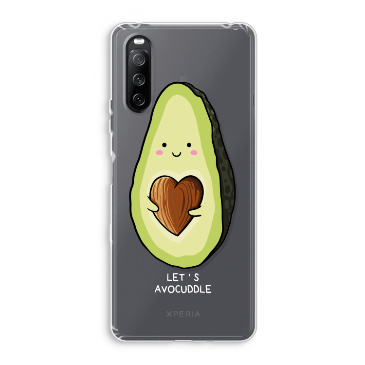 Avocuddle: Sony Xperia 10 III Transparant Hoesje