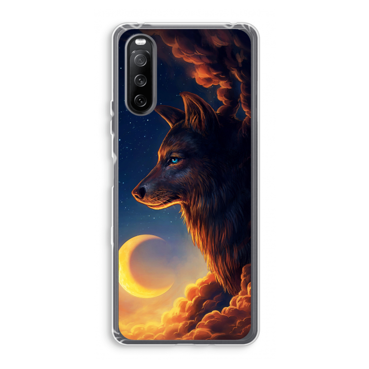 Night Guardian: Sony Xperia 10 III Transparant Hoesje