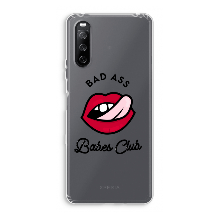 Badass Babes Club: Sony Xperia 10 III Transparant Hoesje