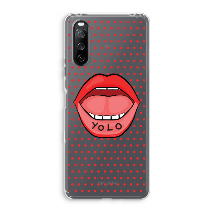 Yolo Denise: Sony Xperia 10 III Transparant Hoesje