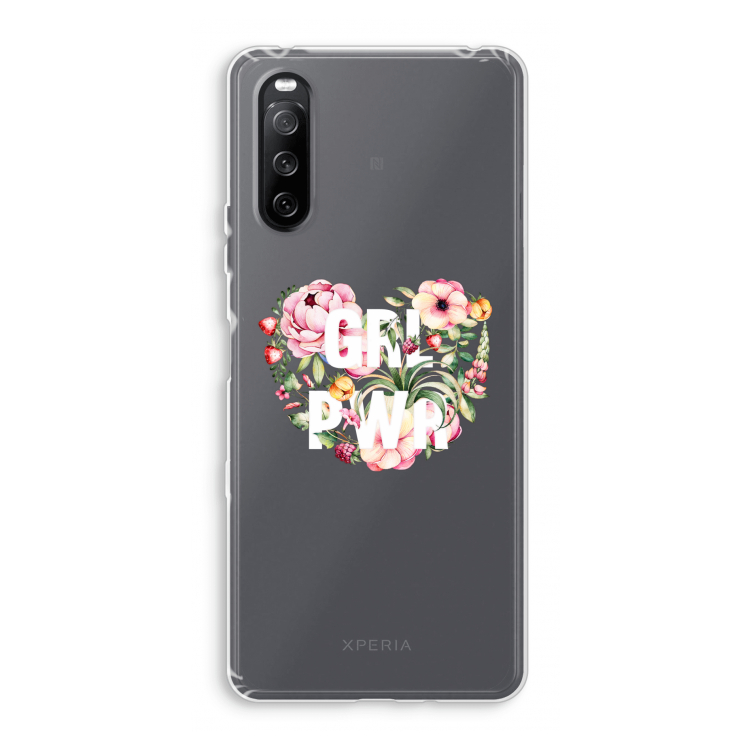 GRL PWR Flower: Sony Xperia 10 III Transparant Hoesje