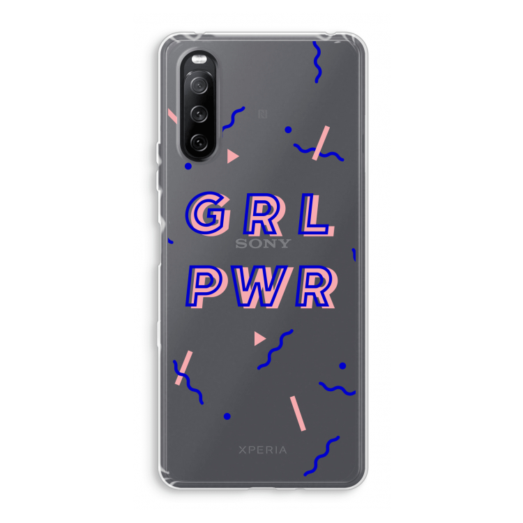 GRL PWR: Sony Xperia 10 III Transparant Hoesje