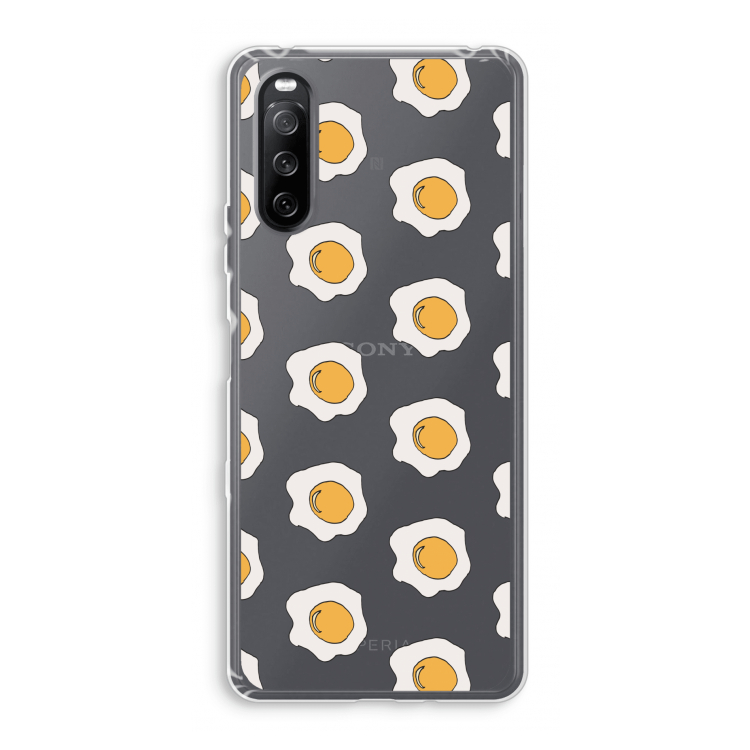 Bacon to my eggs #1: Sony Xperia 10 III Transparant Hoesje