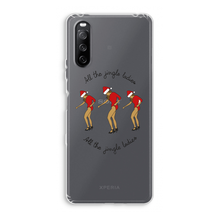 Jingle Ladies: Sony Xperia 10 III Transparant Hoesje
