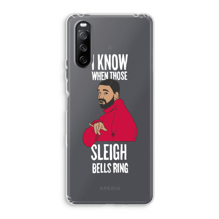 Sleigh Bells Ring: Sony Xperia 10 III Transparant Hoesje