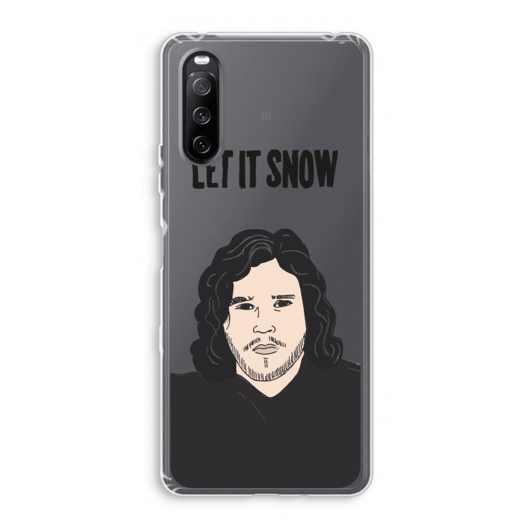 Let It Snow: Sony Xperia 10 III Transparant Hoesje