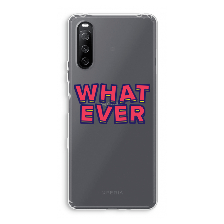 Whatever: Sony Xperia 10 III Transparant Hoesje