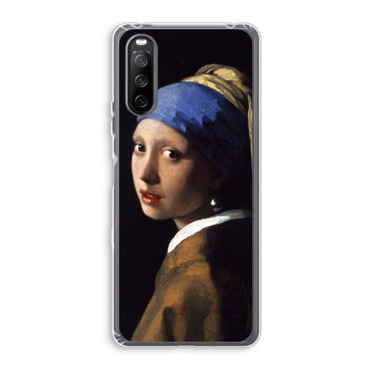 The Pearl Earring: Sony Xperia 10 III Transparant Hoesje