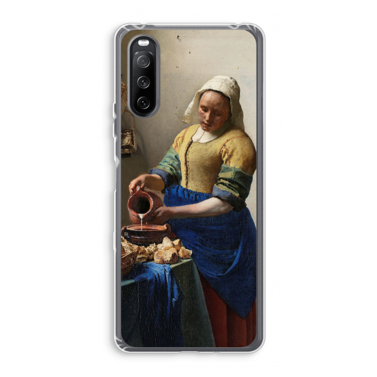 The Milkmaid: Sony Xperia 10 III Transparant Hoesje