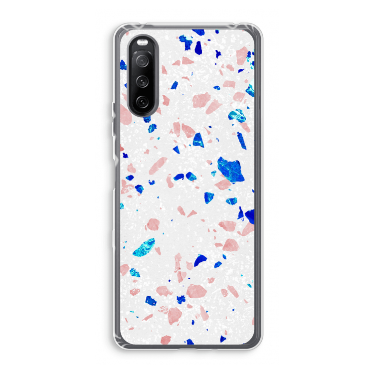 Terrazzo N°6: Sony Xperia 10 III Transparant Hoesje