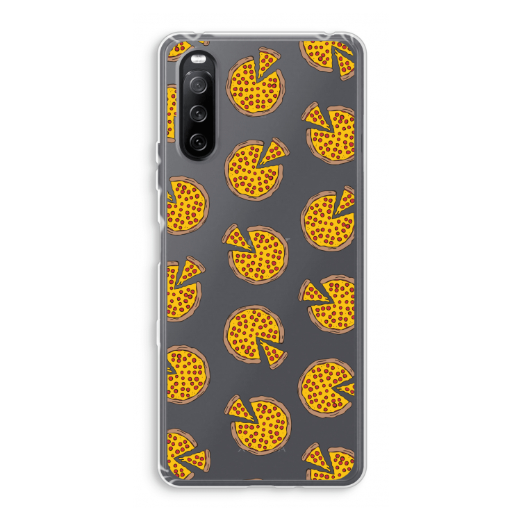 You Had Me At Pizza: Sony Xperia 10 III Transparant Hoesje