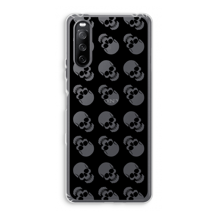 Musketon Skulls: Sony Xperia 10 III Transparant Hoesje
