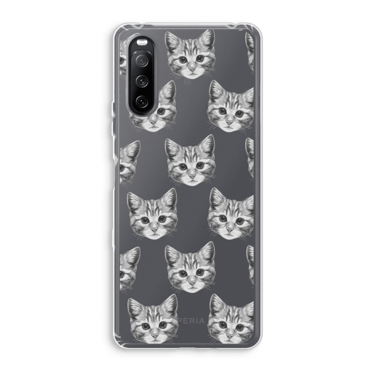 Kitten: Sony Xperia 10 III Transparant Hoesje