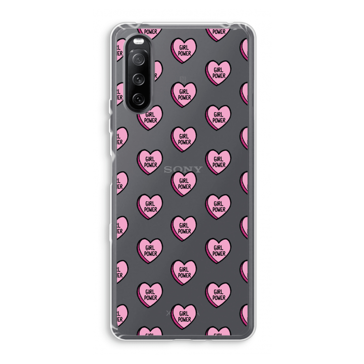 GIRL POWER: Sony Xperia 10 III Transparant Hoesje