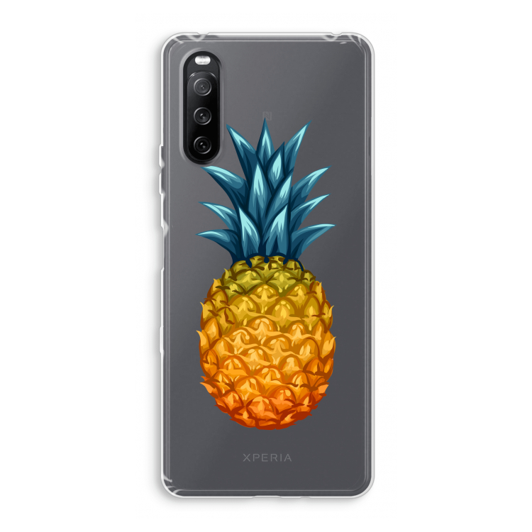 Grote ananas: Sony Xperia 10 III Transparant Hoesje