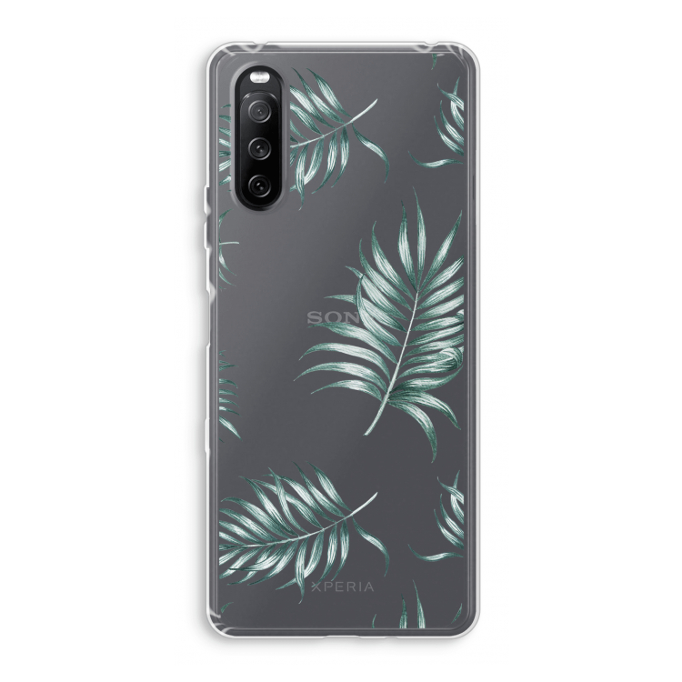 Simple leaves: Sony Xperia 10 III Transparant Hoesje