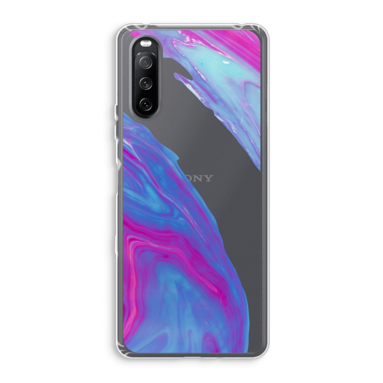 Zweverige regenboog: Sony Xperia 10 III Transparant Hoesje