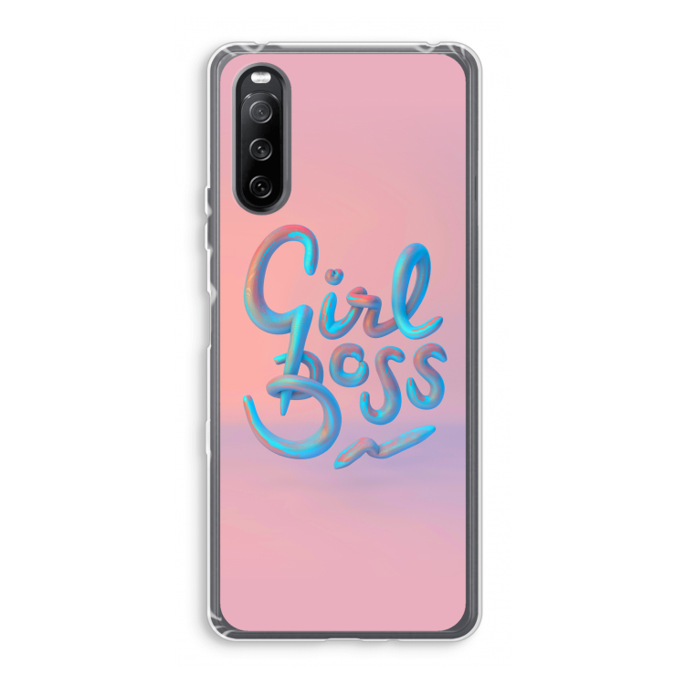 Girl boss: Sony Xperia 10 III Transparant Hoesje