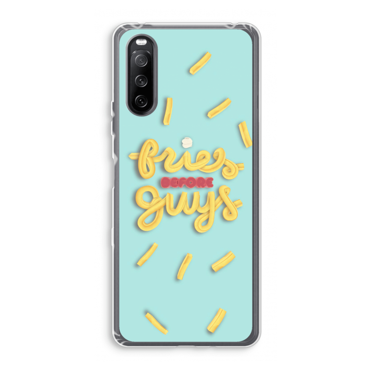 Always fries: Sony Xperia 10 III Transparant Hoesje
