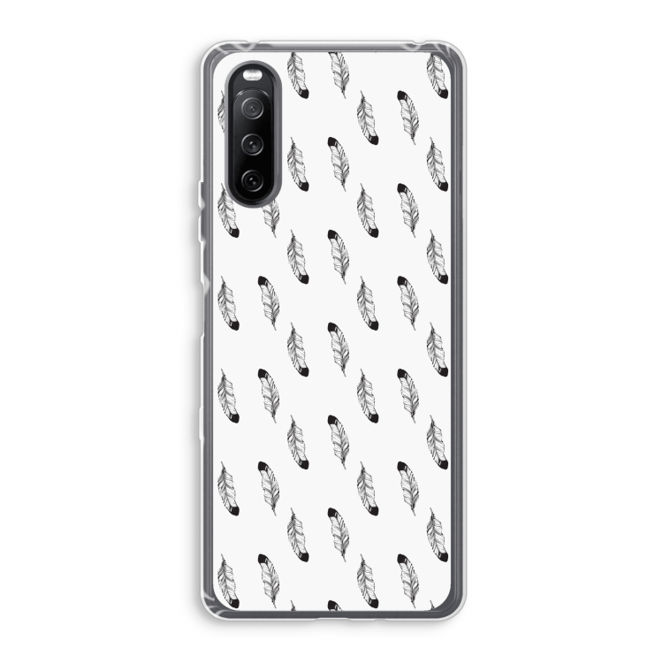 Pluimen: Sony Xperia 10 III Transparant Hoesje
