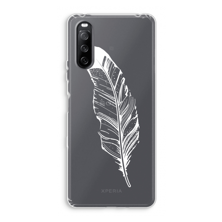 Pluim: Sony Xperia 10 III Transparant Hoesje