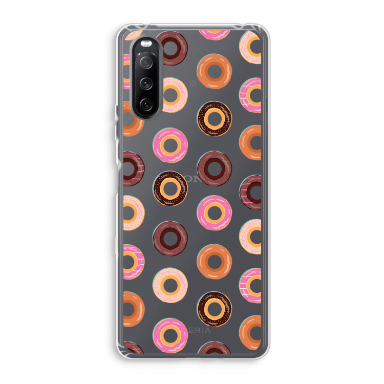 Donuts: Sony Xperia 10 III Transparant Hoesje