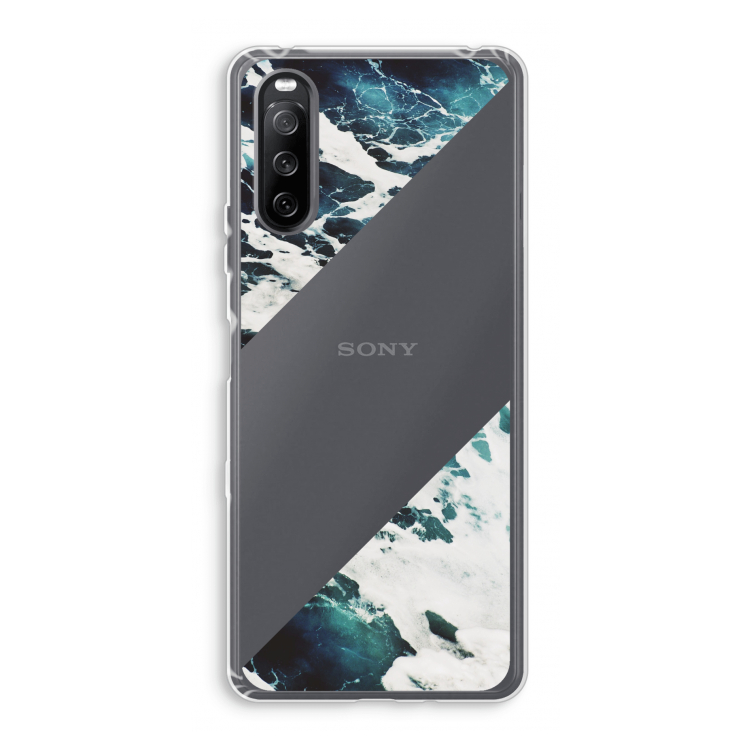 Golven: Sony Xperia 10 III Transparant Hoesje